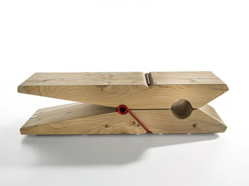 MOLLETTA KIDS - Cedarwood Kids bench by Riva 1920 - view 2